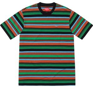 Supreme multi stripe s/s shirt 
size : xl 
new
